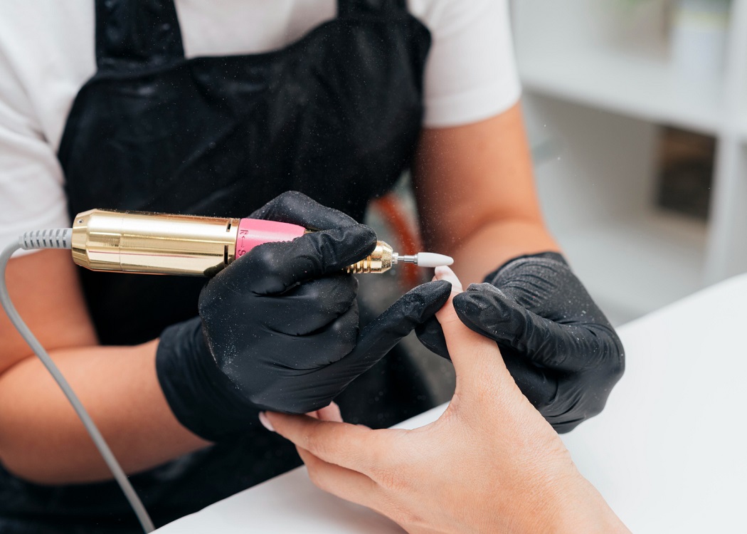 Manicure in mega beauty salon megabeautyltd.co.uk a well equipped beauty salon